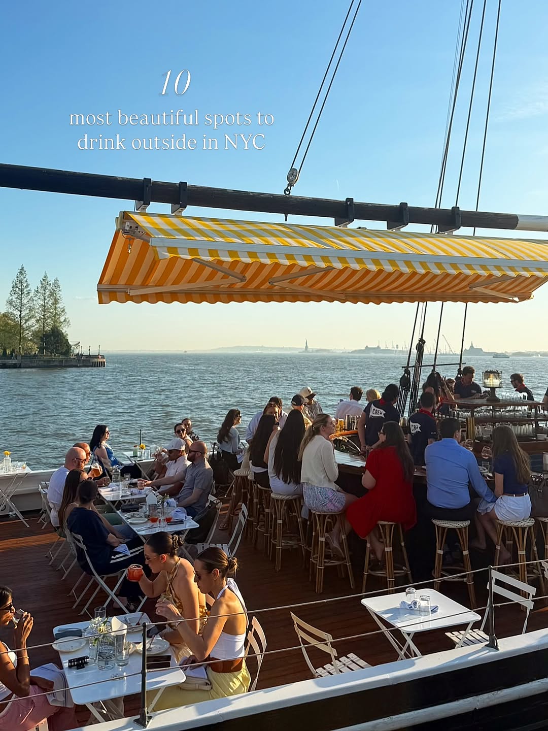 NYC's Most Beautiful Outdoor Drinking Spots