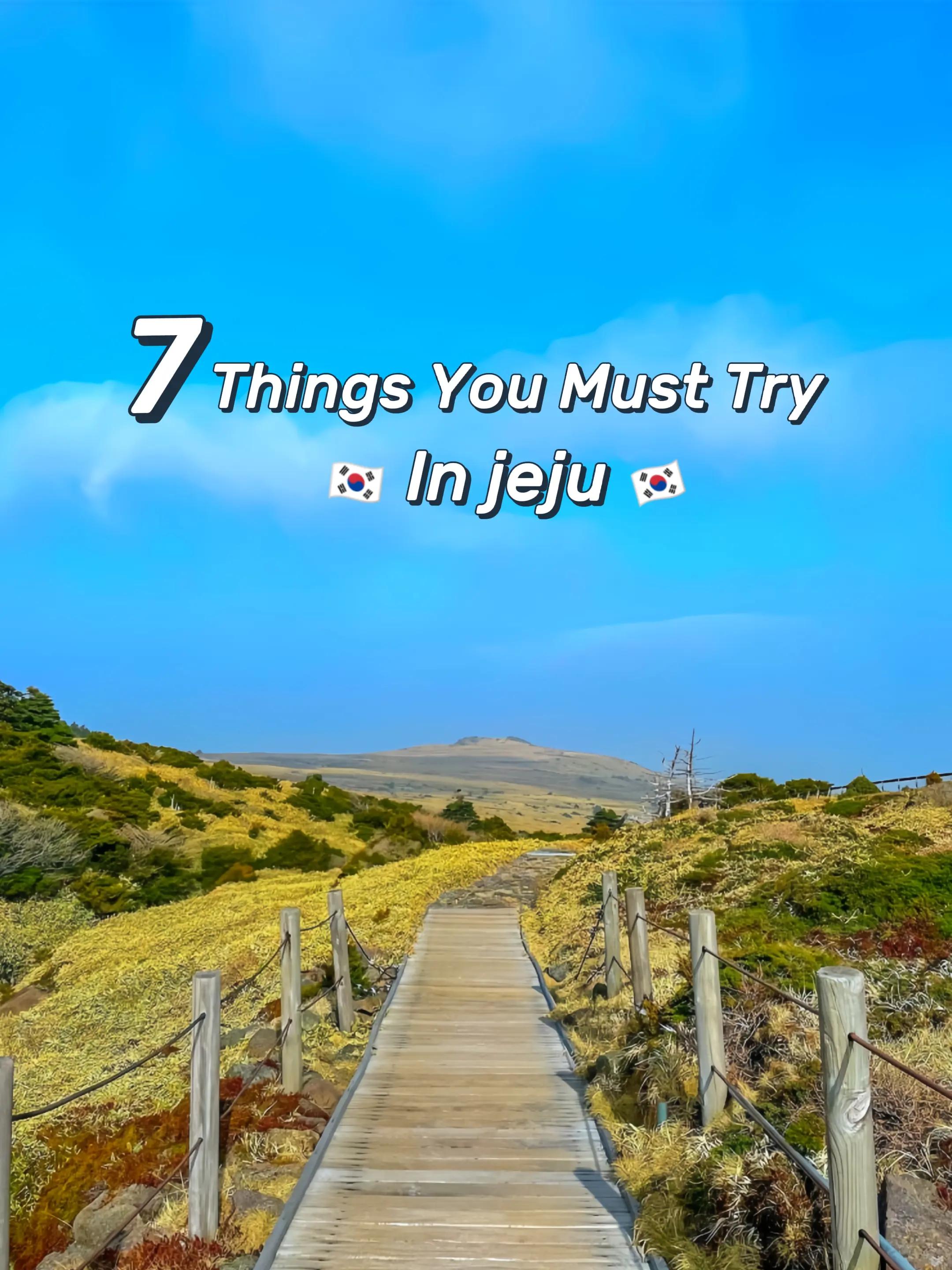 Must-Try Jeju Island Experiences