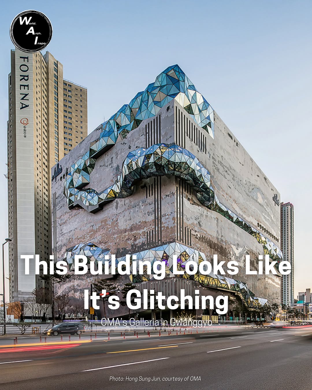OMA's Galleria: A Digital Glitch in Suwon