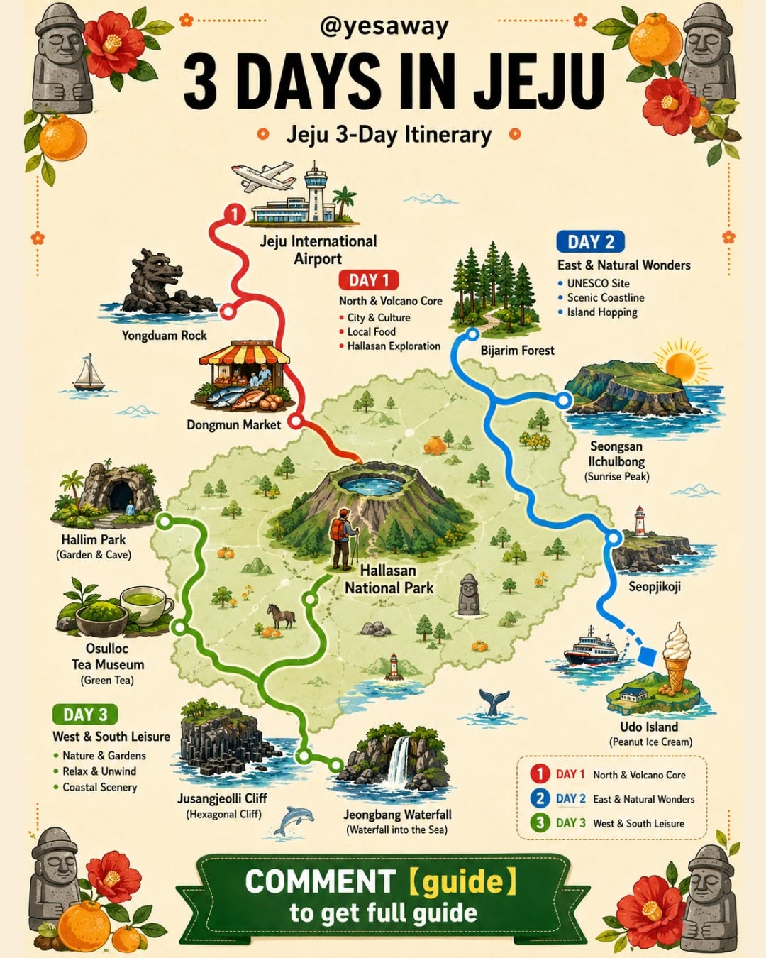 Jeju Island: Volcanic Wonders and Cultural Delights