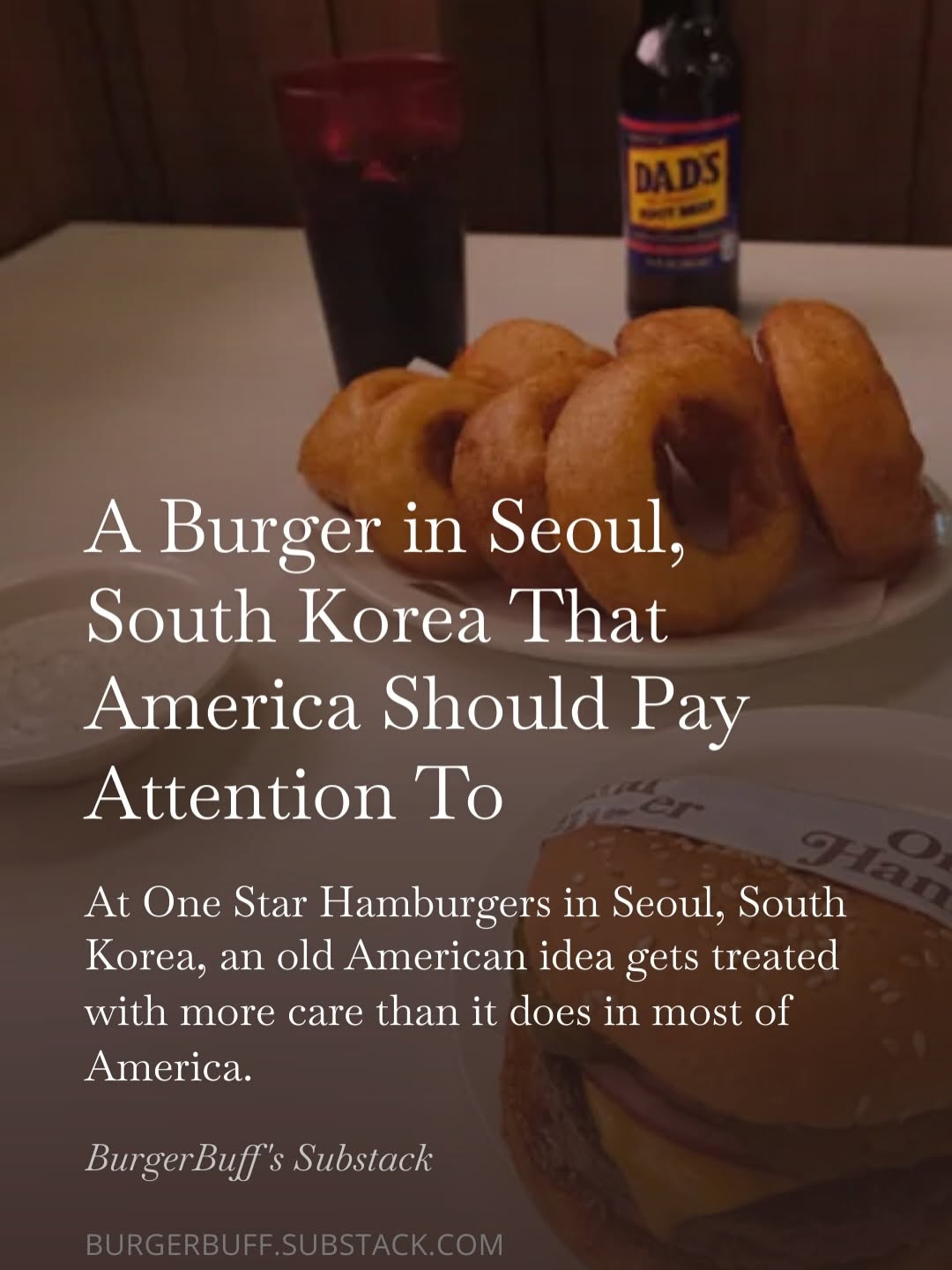 Onestar Old Fashioned Hamburgers