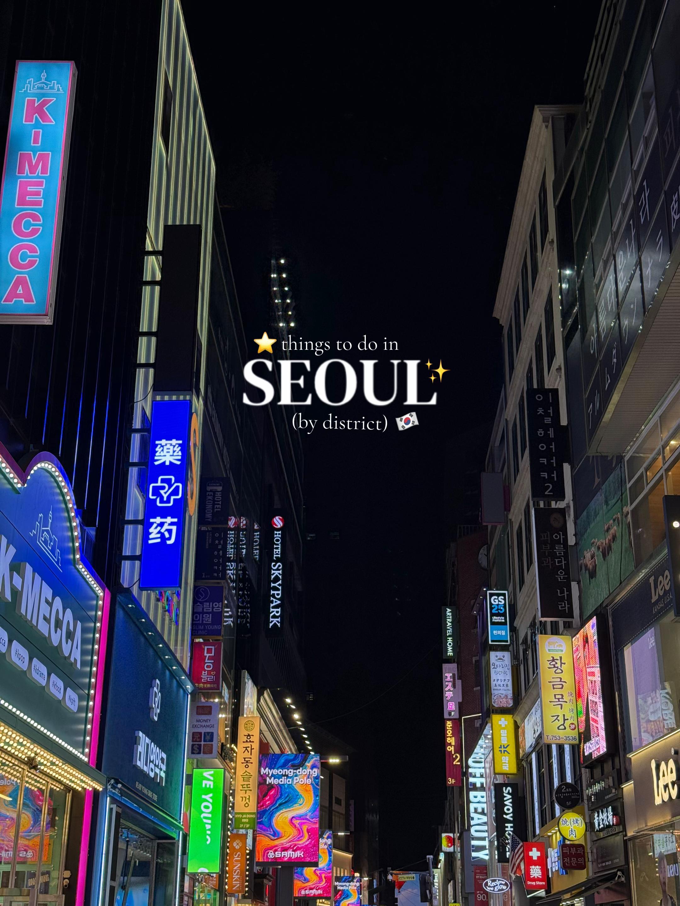 Seoul's Top Districts: Palaces, Markets, and Shopping