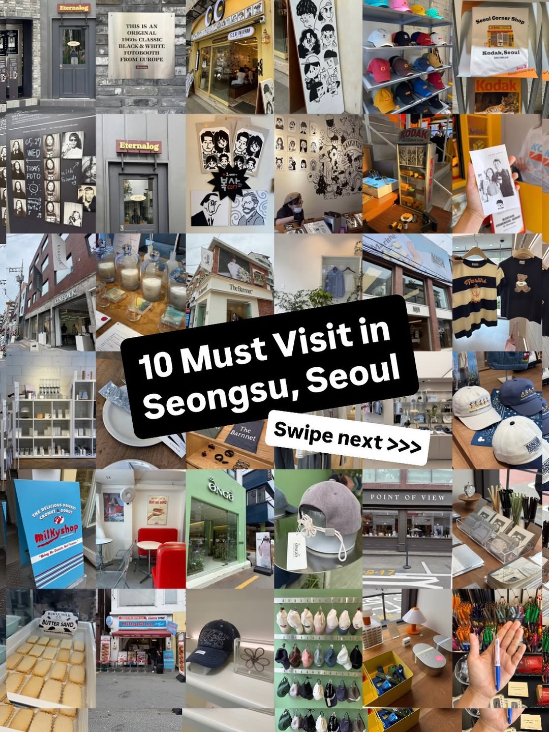 Explore Seongsu's Pop-Up Shops and Cafes