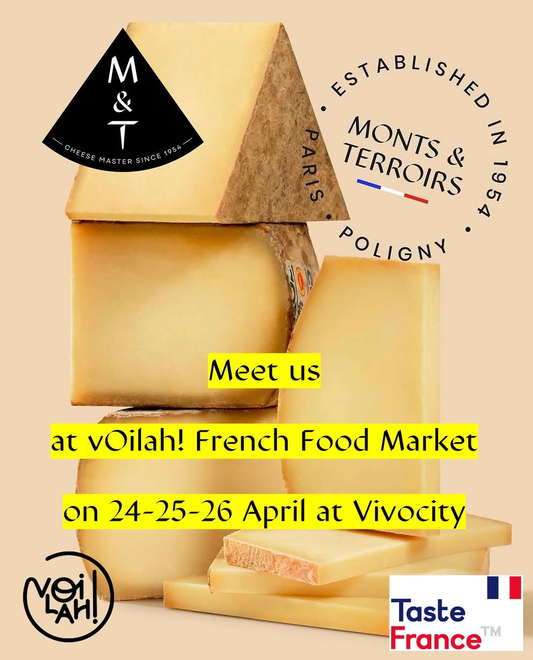 French Cheese Tasting at VivoCity