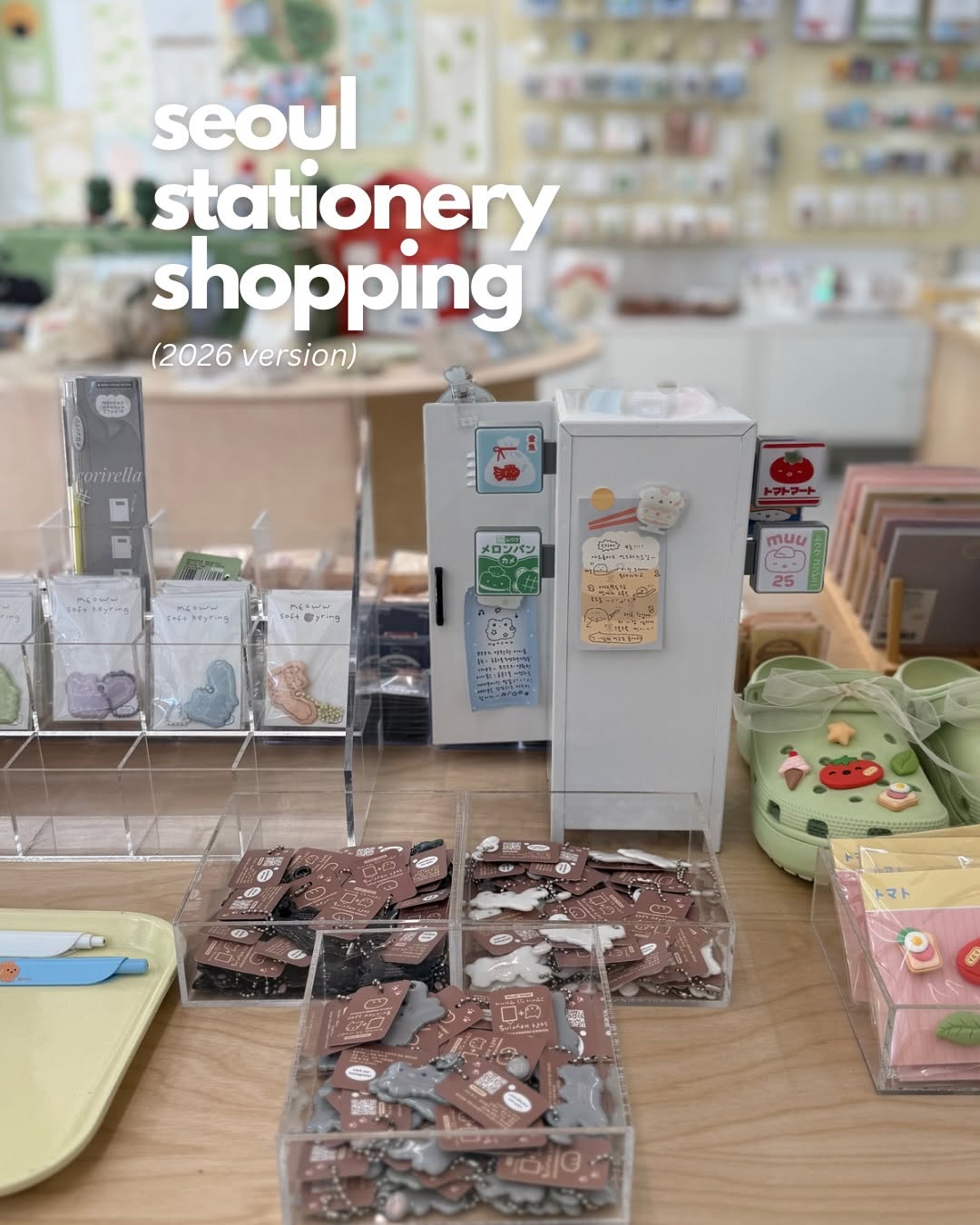 Seoul Stationery Shop and Nearby Cafes