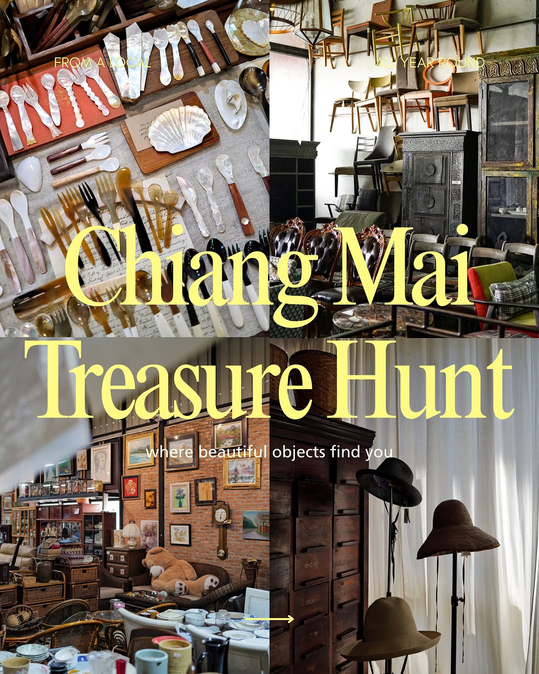 Chiang Mai Crafts, Vintage Finds, and Atmospheric Spots