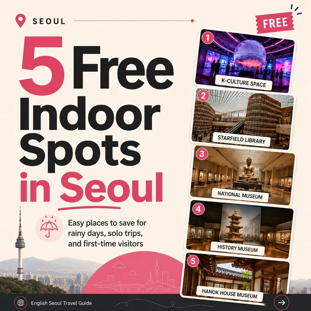 Five Free Seoul Indoor Spots For Travelers