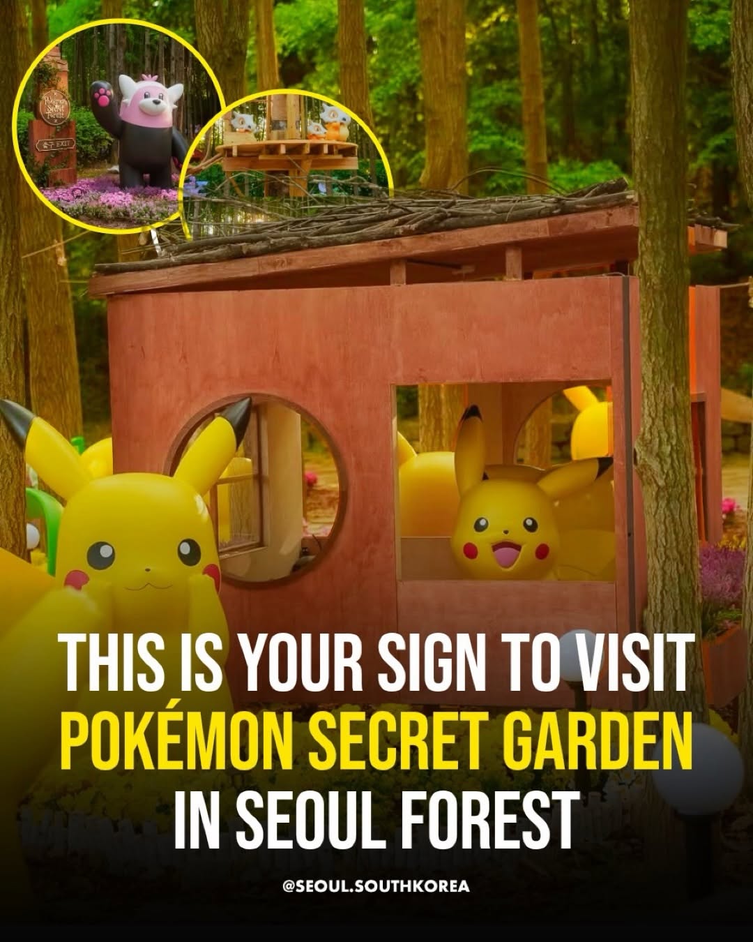 Seoul Forest Park Hosts Pokémon Secret Garden