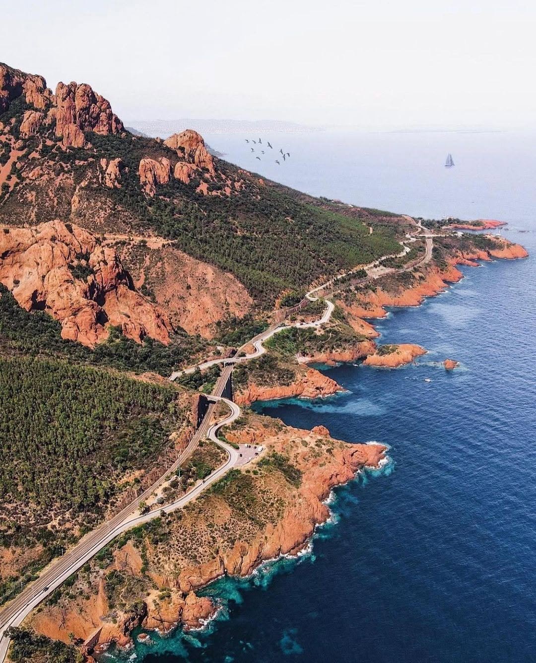 Scenic Coastal Drives: Corniche d'Or and Massif de l'Esterel