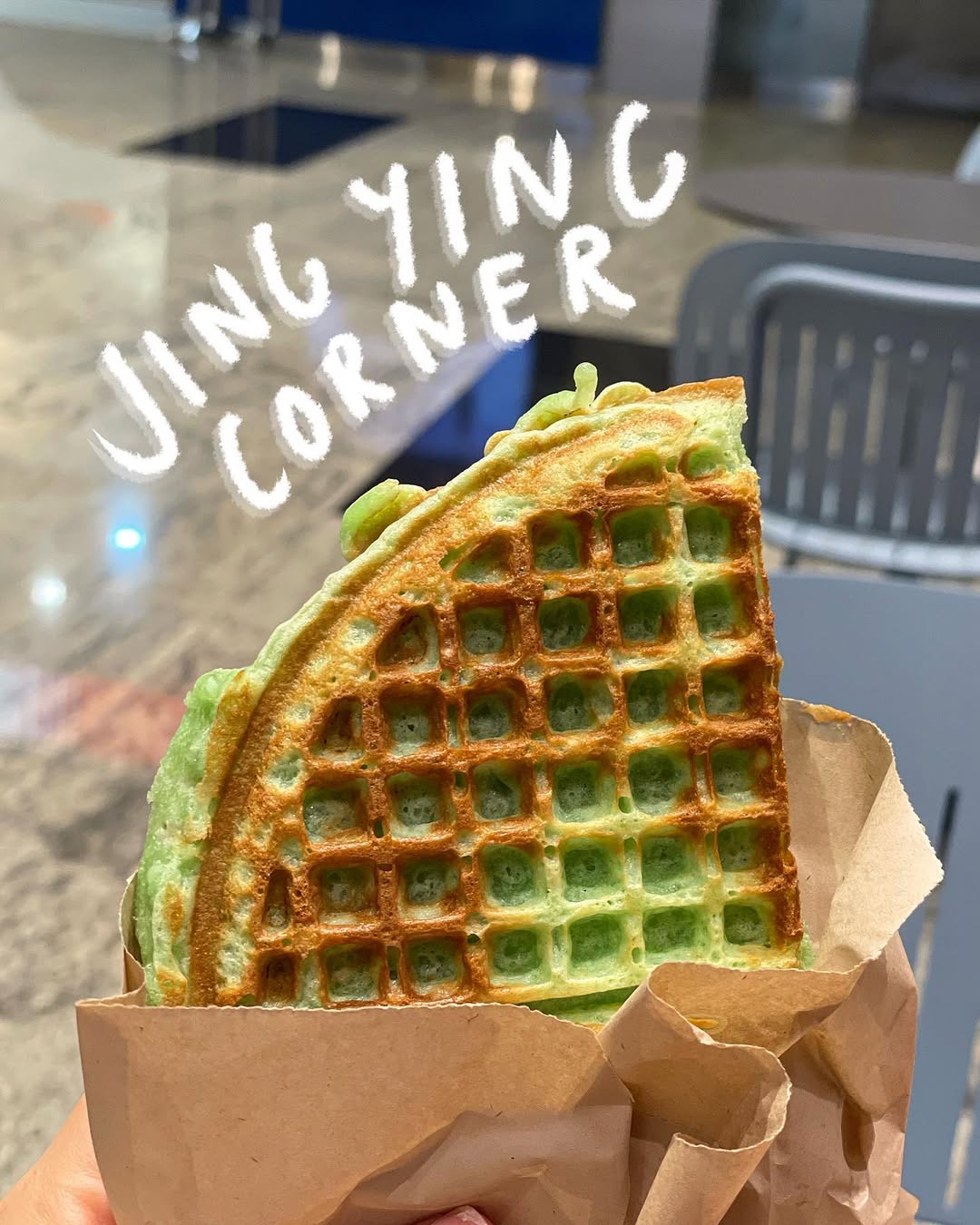 Jing Ying Corner Pandan Waffles