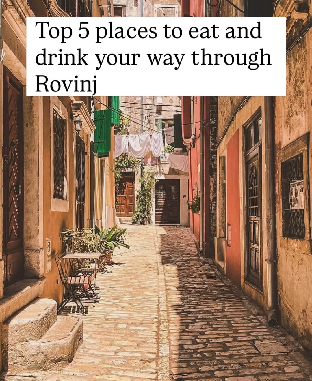 Rovinj's Best Spots for Coffee, Gelato, Wine, and Pizza
