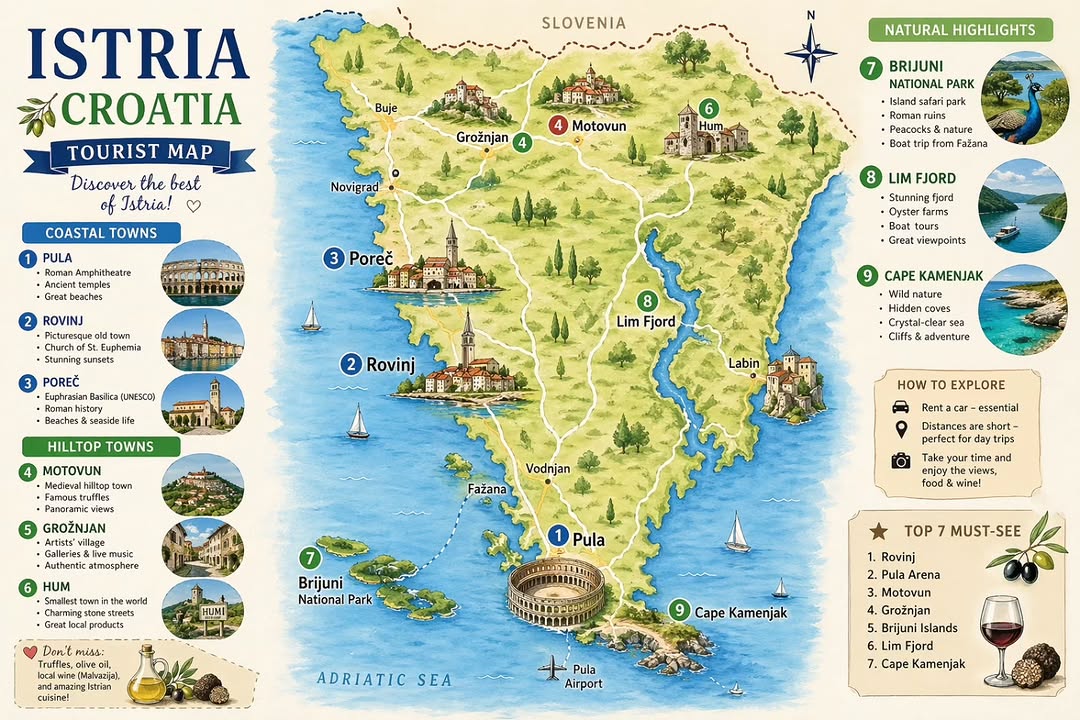 Discover Istria's Most Beautiful Destinations