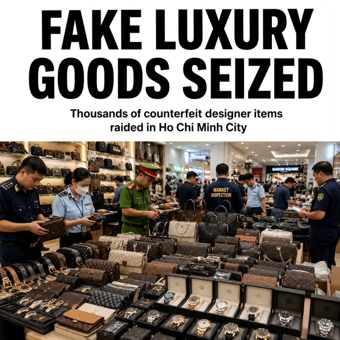 Saigon Square Raided for Counterfeit Luxury Goods