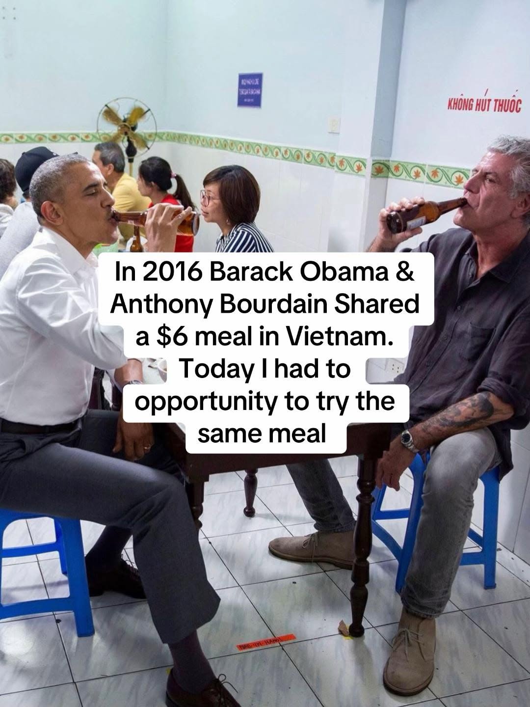 Obama and Bourdain's Famous Hanoi Bún Chả Spot