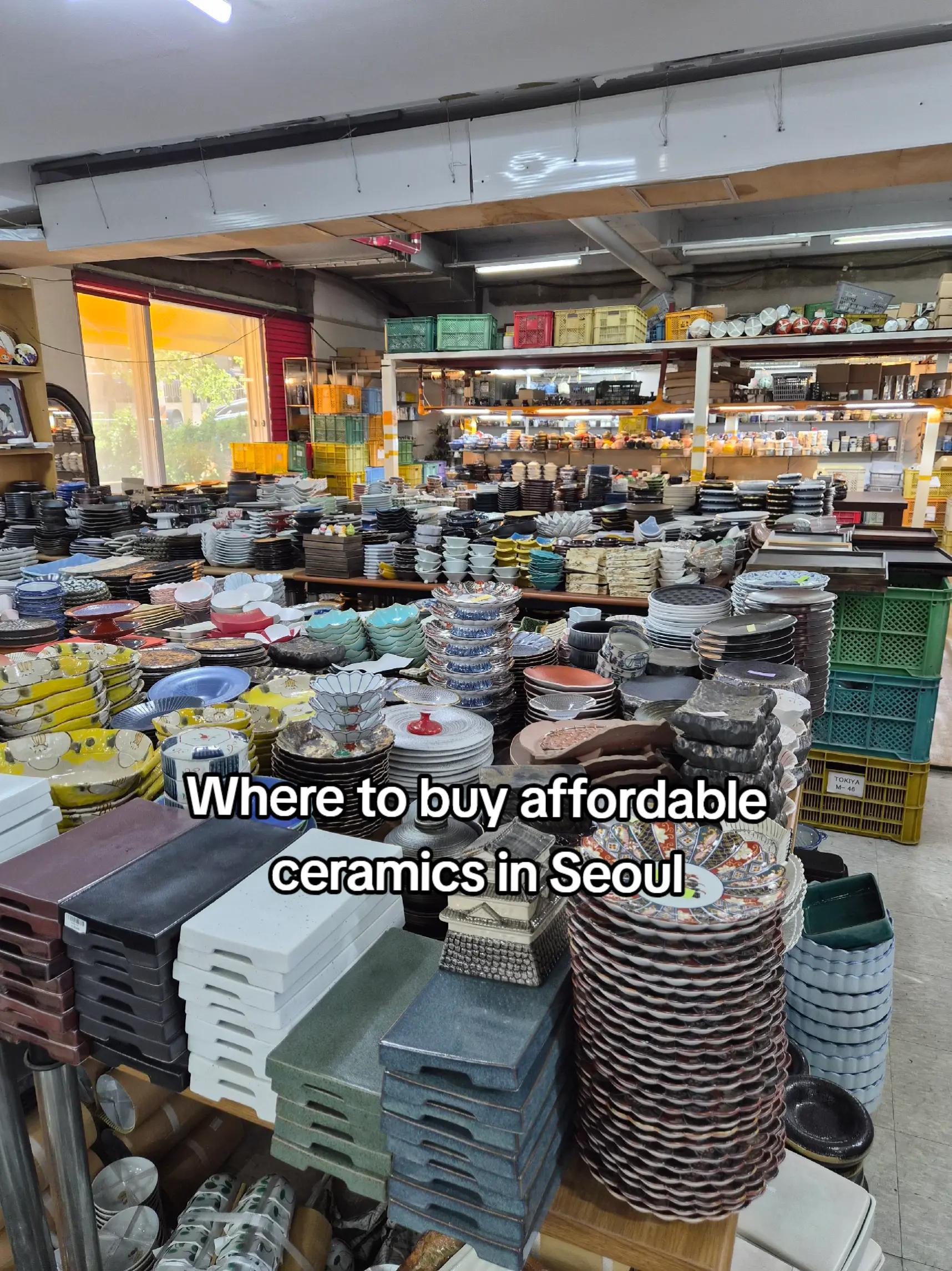 Affordable Ceramics Sold at Tokkijung Project