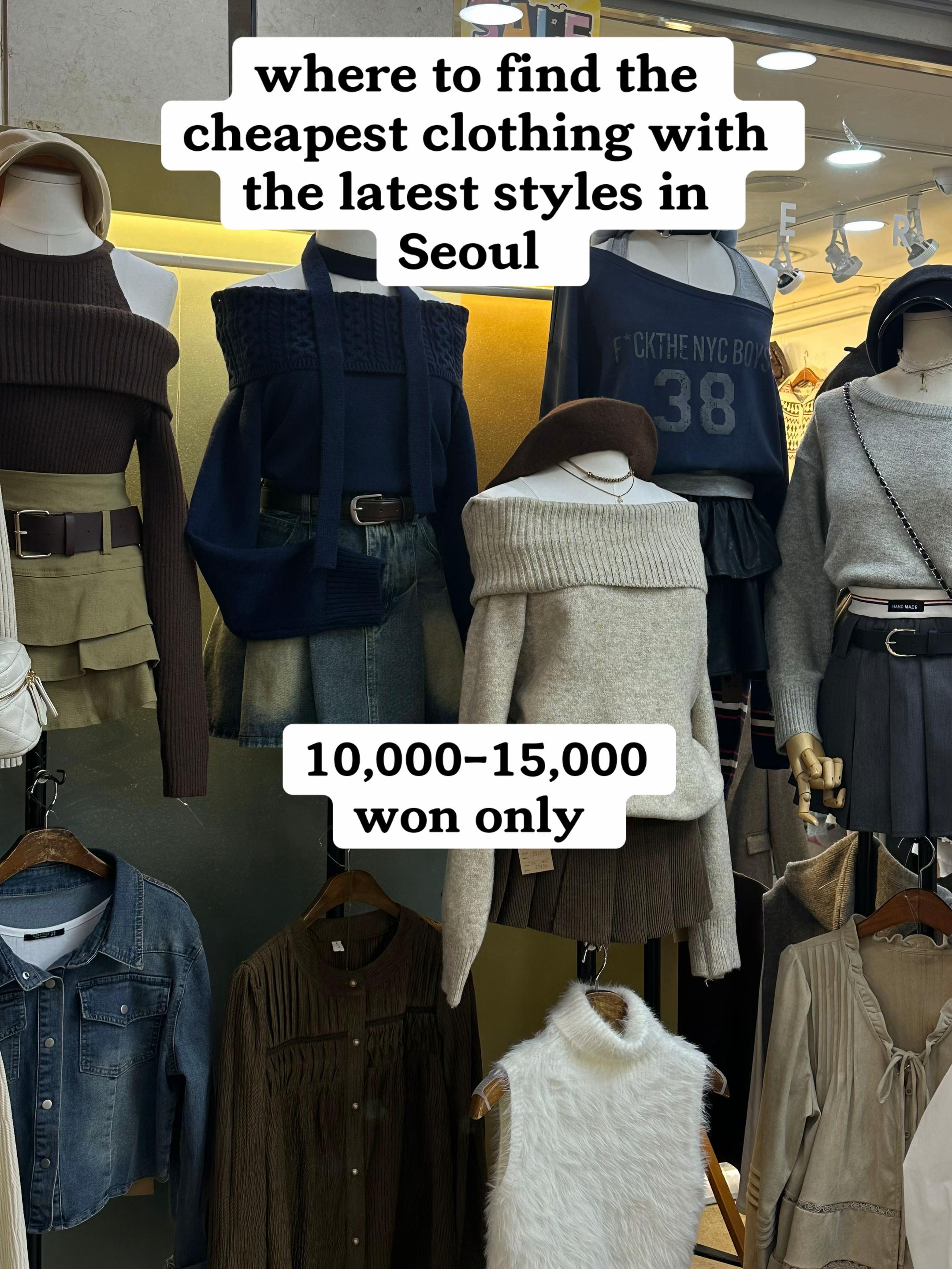 Seoul's Cheapest Clothing At Gotomall Underground