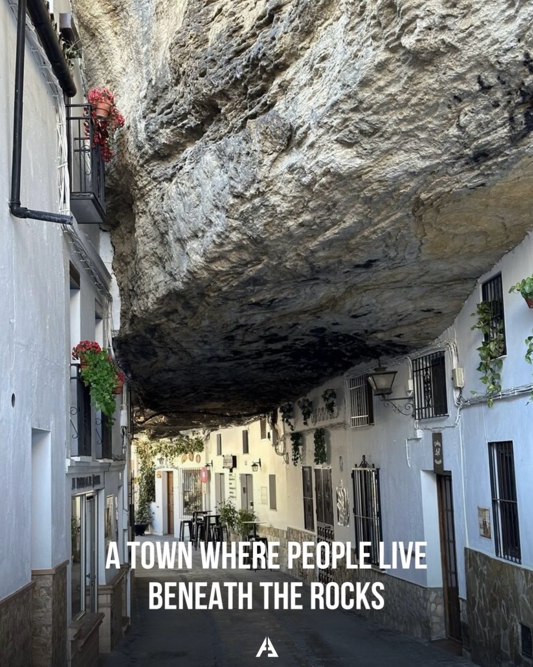 Spain's Unique Rock-Sheltered Town