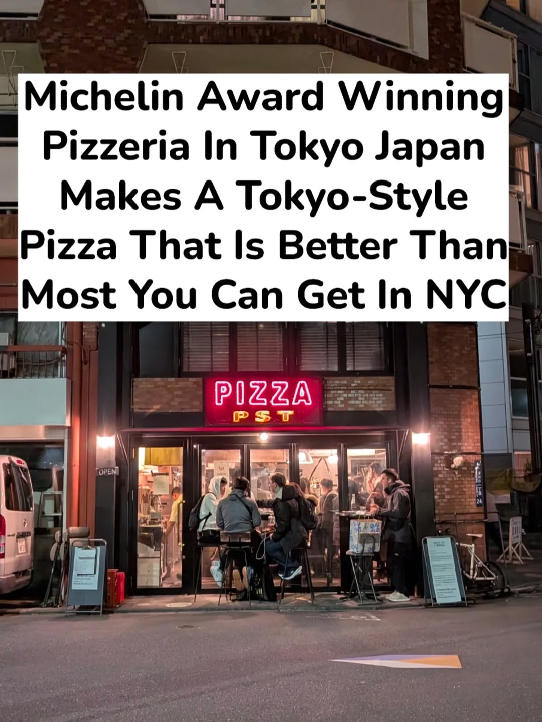 Michelin-Awarded Pizzeria In Tokyo Offers Unique Pizza