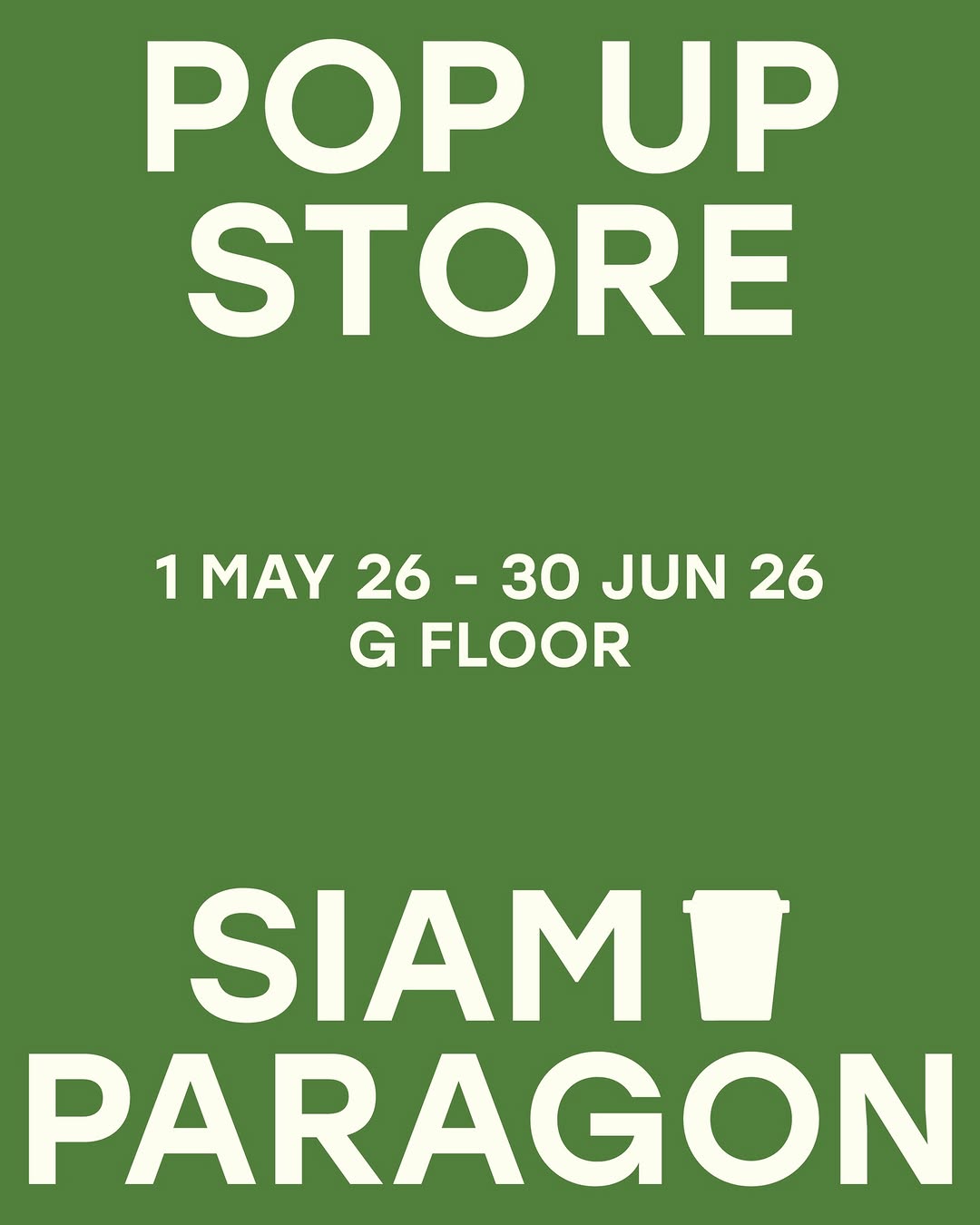 Siam Paragon Pop-up Event