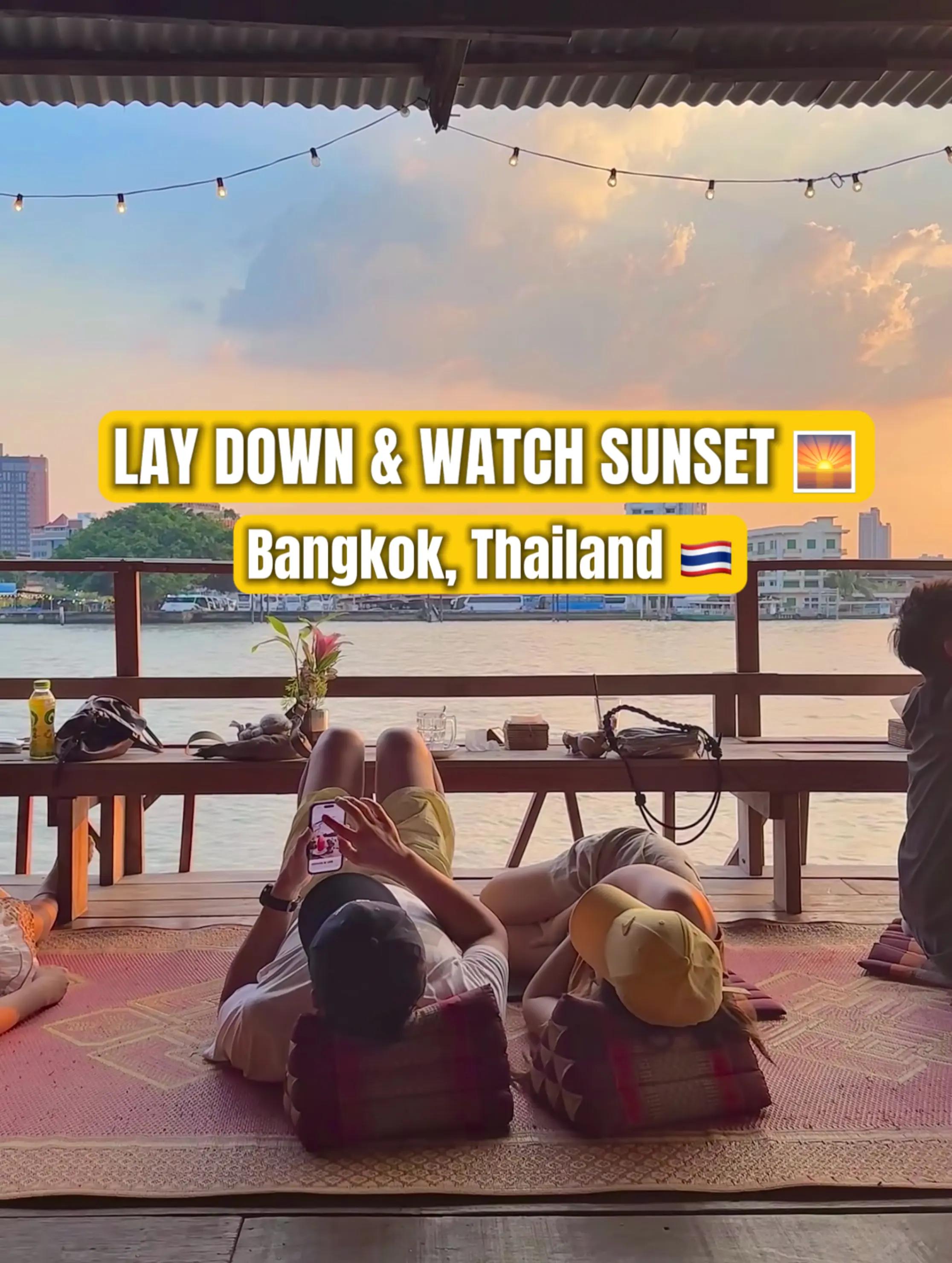Relaxing Riverside Bangkok Spot for Sunset Views