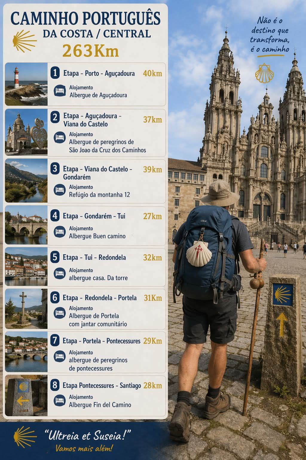 Portuguese Camino Routes And Coastal Highlights