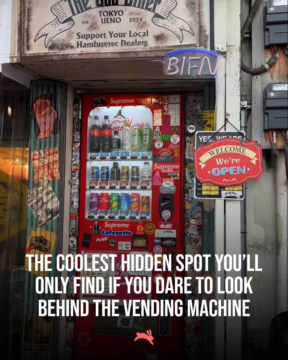 Hidden Diner Behind Vending Machine