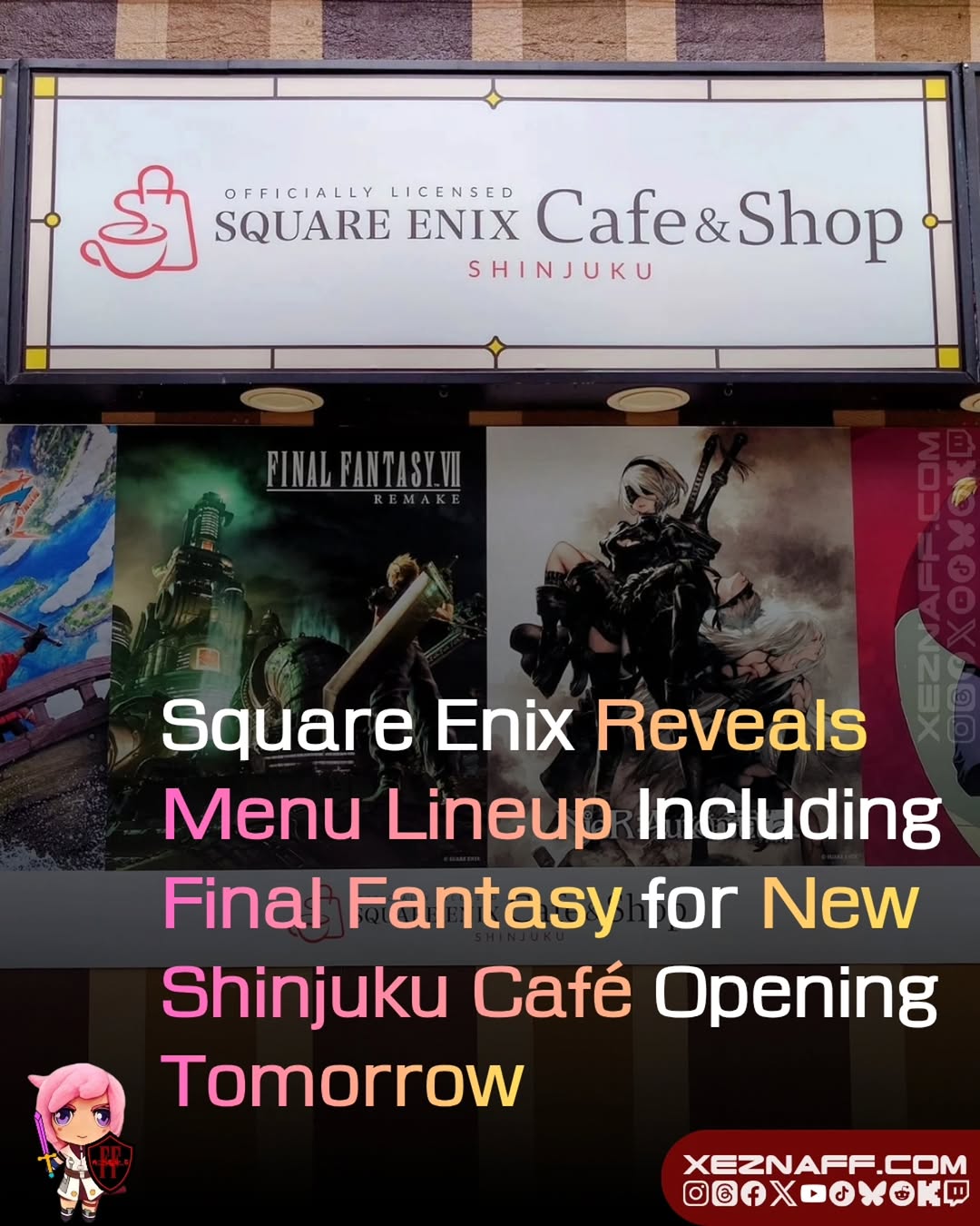 Square Enix Cafe Opens With Themed Menu