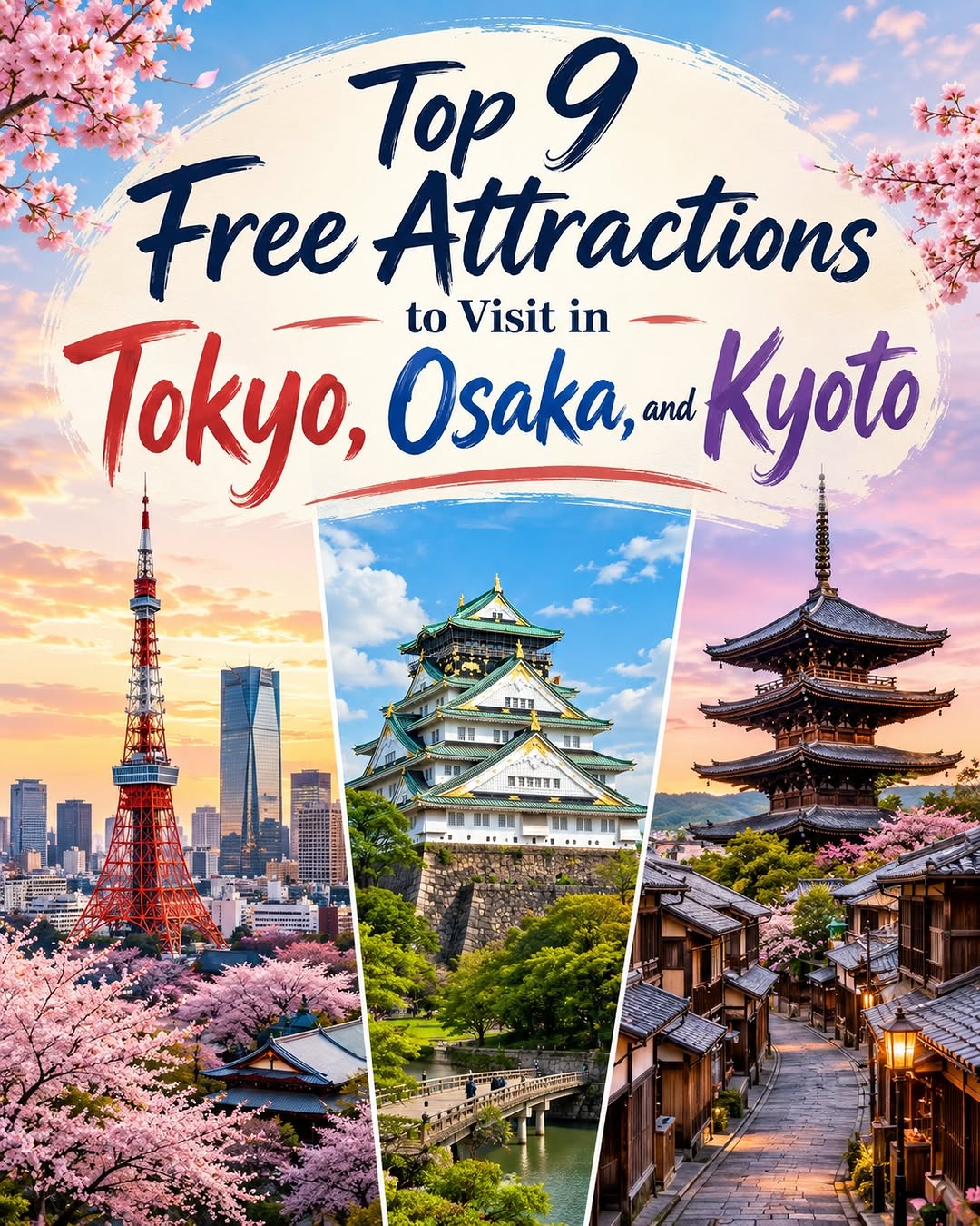 Tokyo and Osaka's Top Tourist Destinations