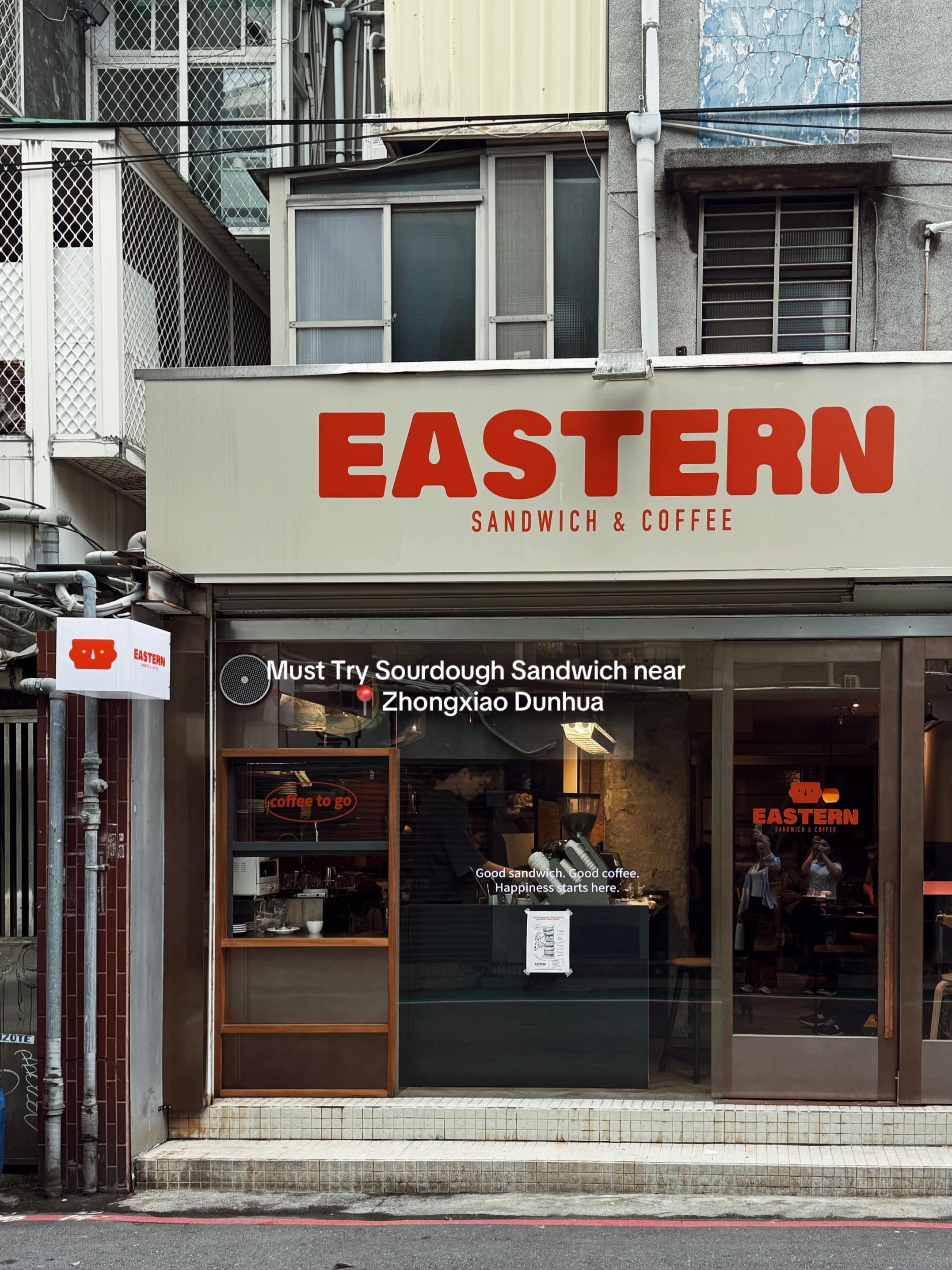Eastern Sandwich & Coffee Opens Near MRT Zhongxiao Dunhua