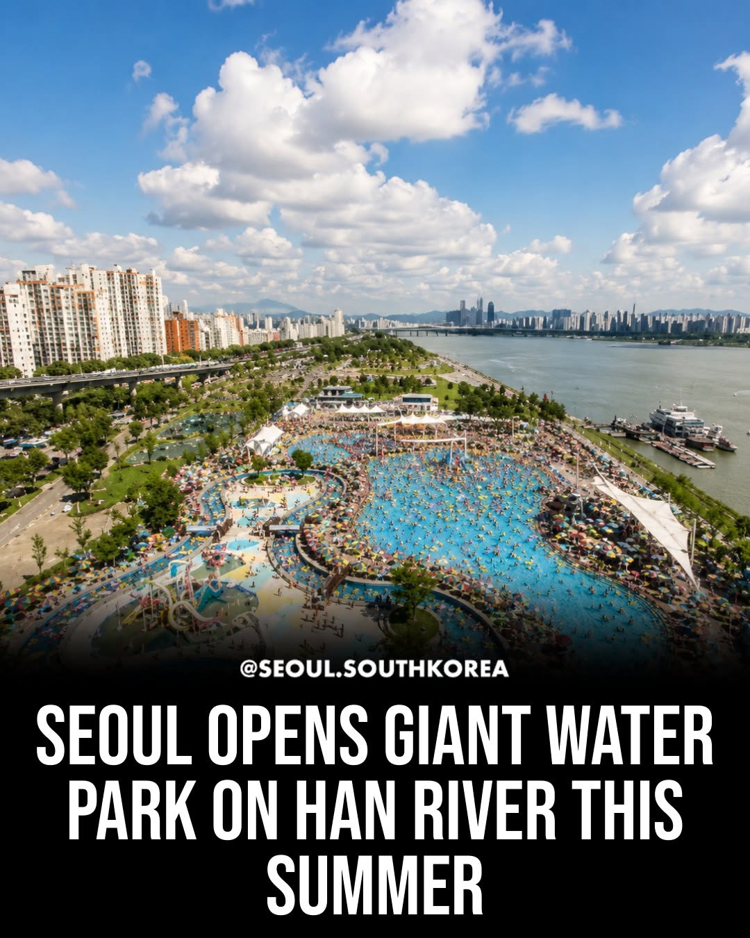 Seoul's Han River Becomes Summer Water Park