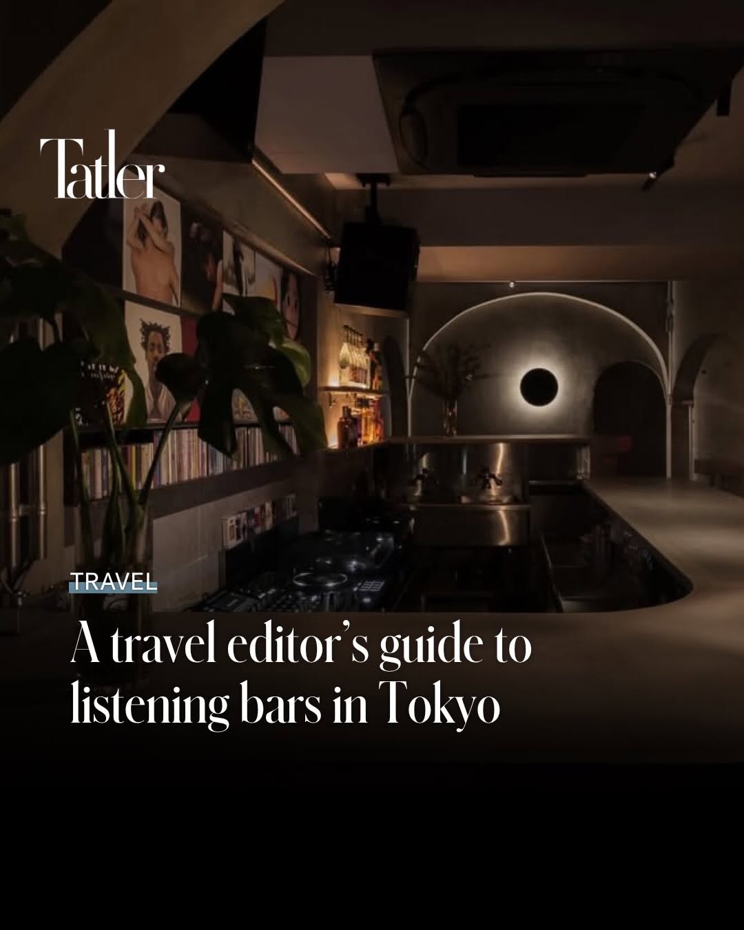 Tokyo's Best Listening Bars for Music Lovers