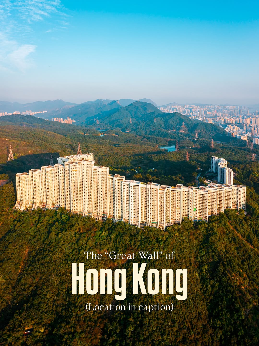 Wonderland Villas: Hong Kong's Mountain Apartment Wall