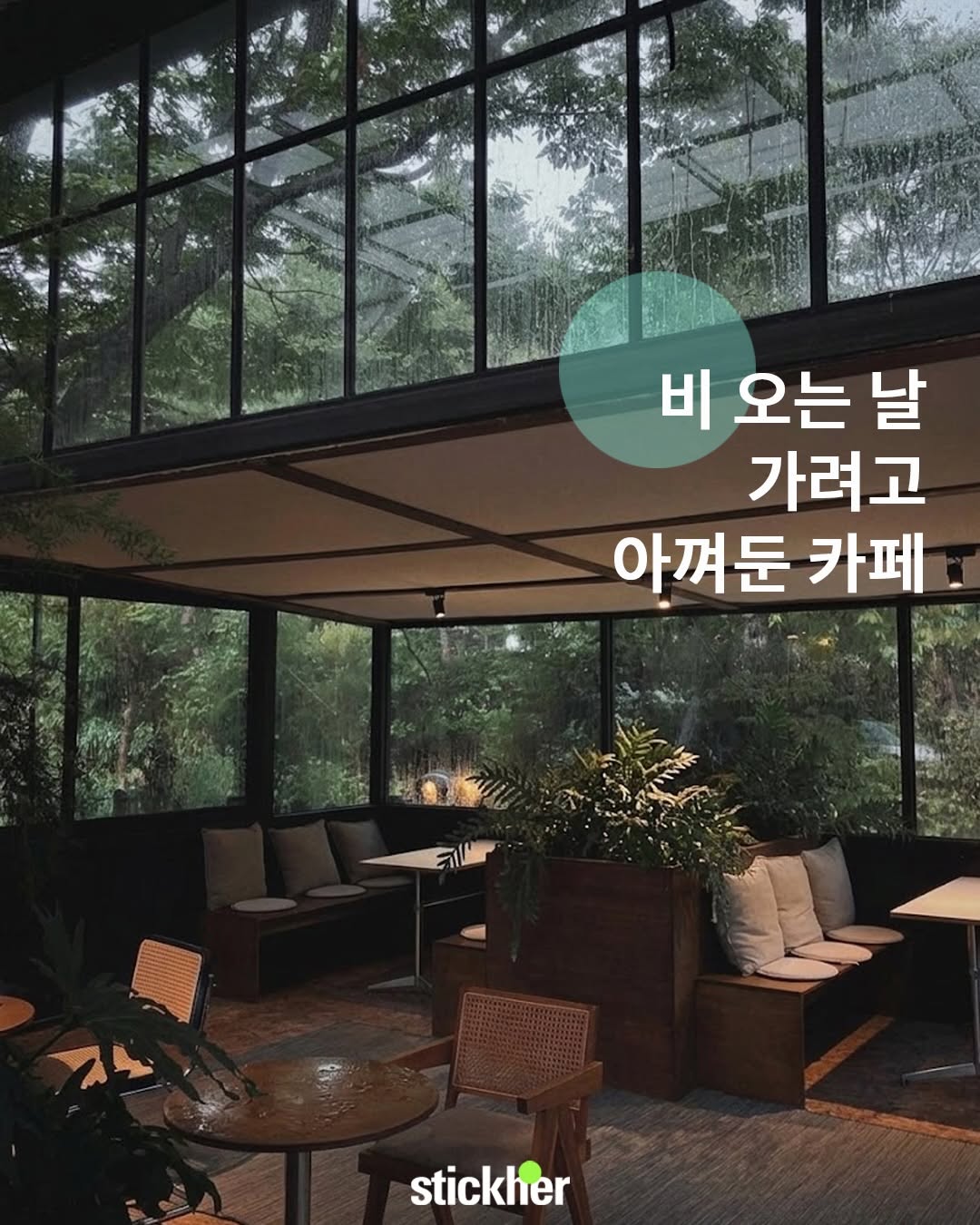 Rainy Day Cafes With Forest Views