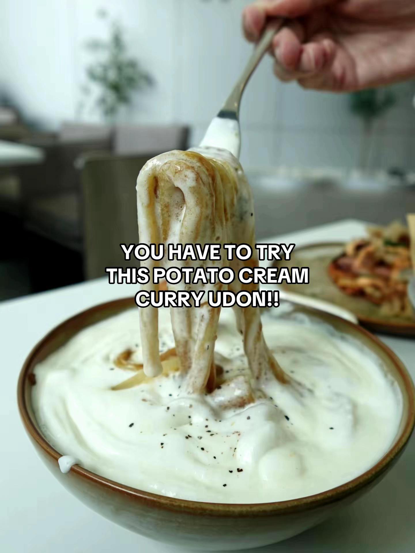 SYIP Potato Cream Curry Udon: A Taste of Japan