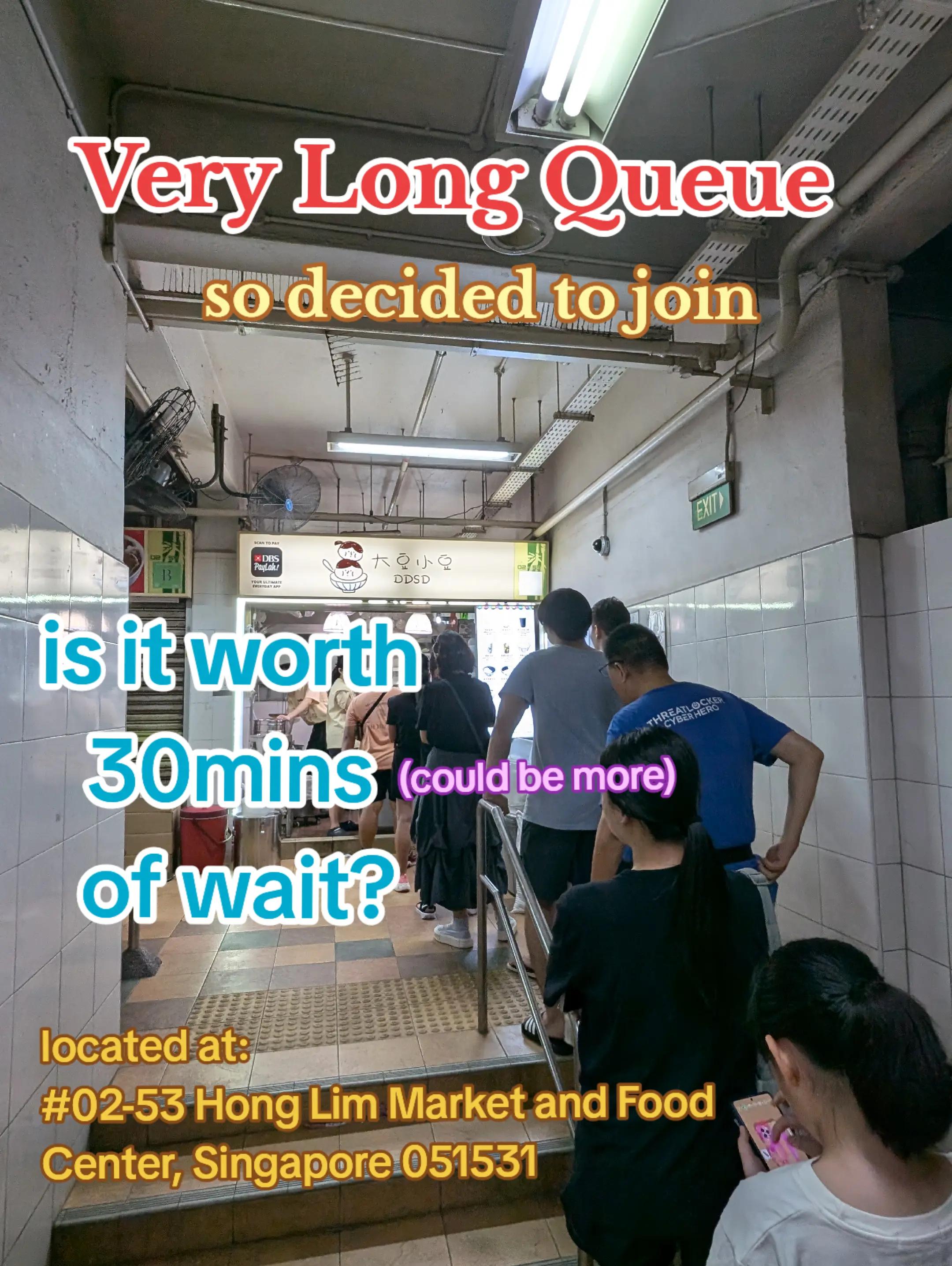 Hong Lim Market Food Centre's Popular Beancurd Stall