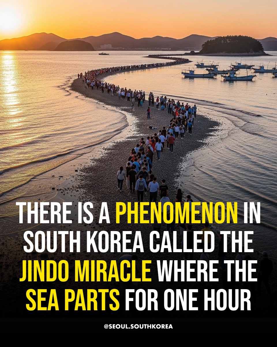 South Korea's Twice-Yearly Miracle Sea Road