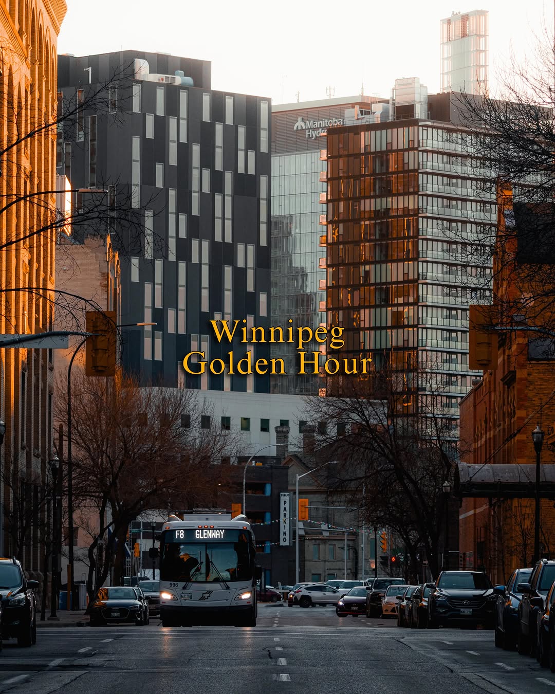 Winnipeg Golden Hour Architecture and Street Photography