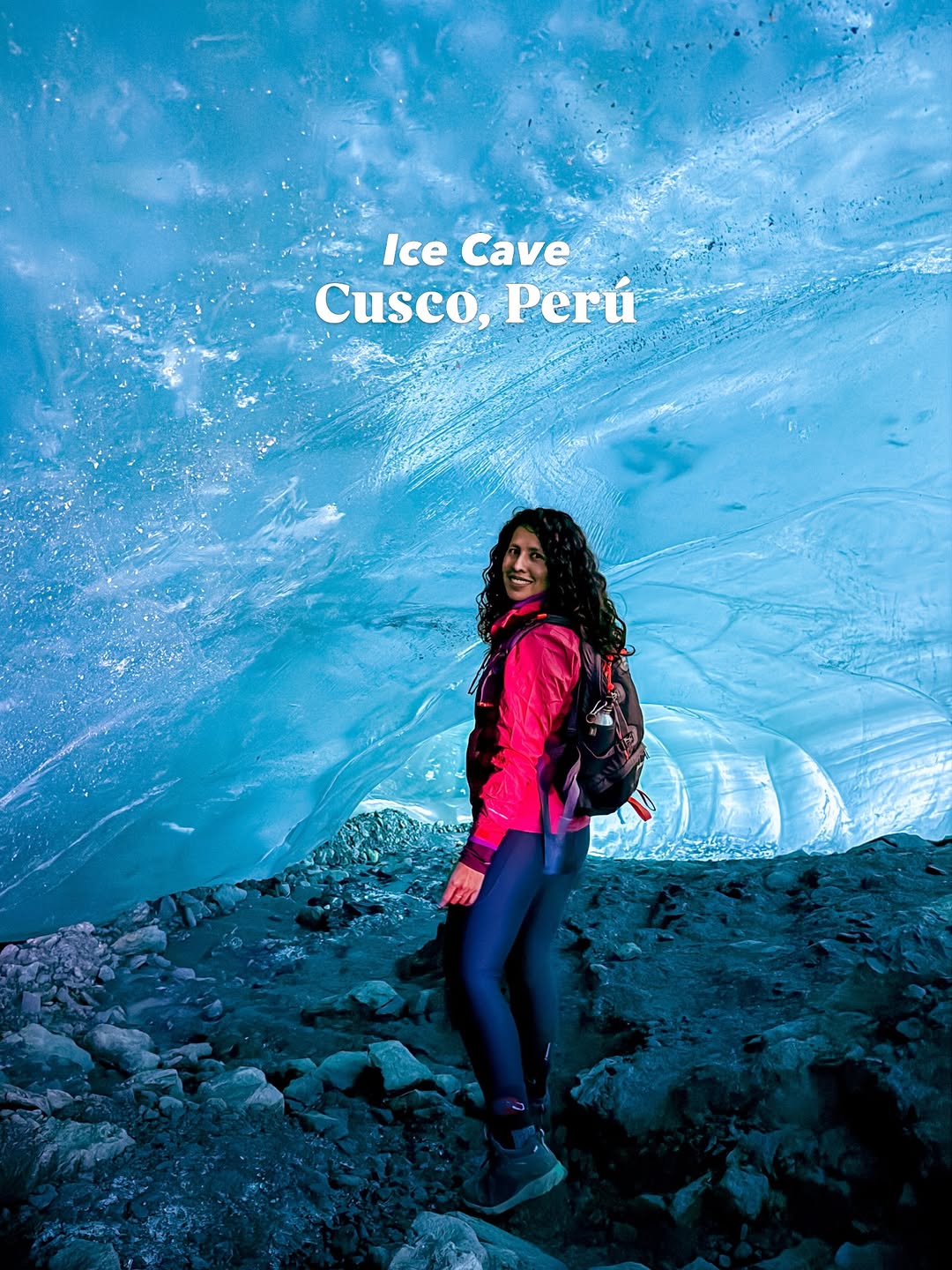 Peruvian Ice Caves And Mountains