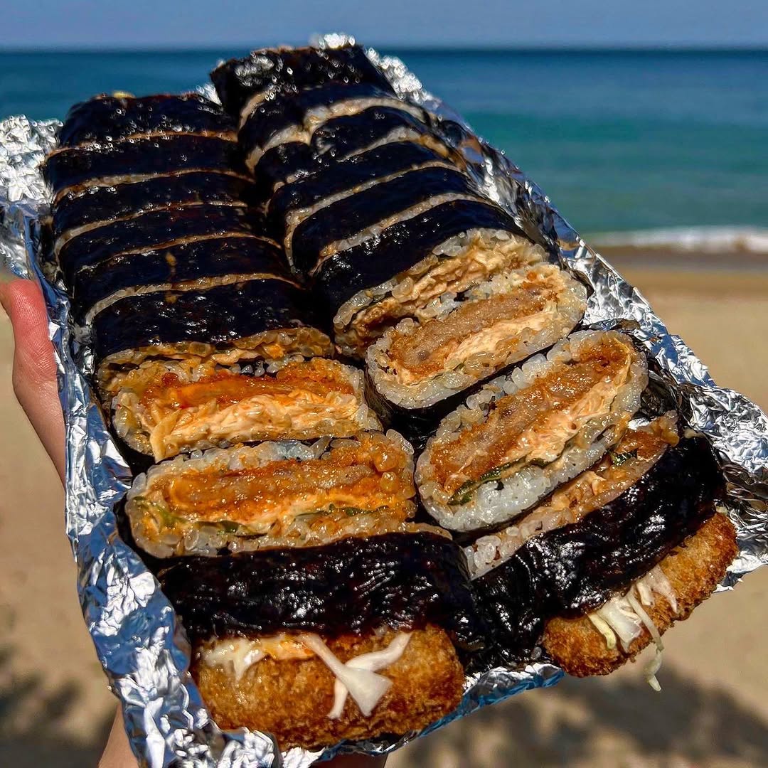 Gangneung Gimbap's Unique Tonkatsu Gimbap