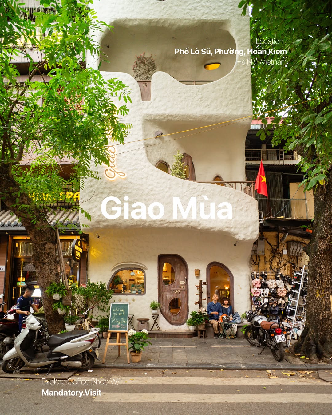 Iconic Hanoi Coffee Shop With Unique Design