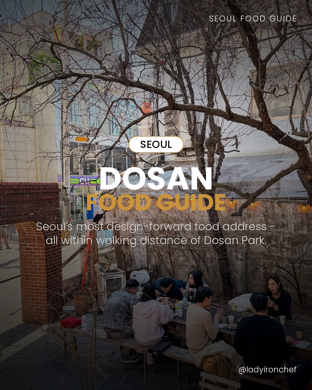 Dosan Park Area: Chic Cafes And Restaurants