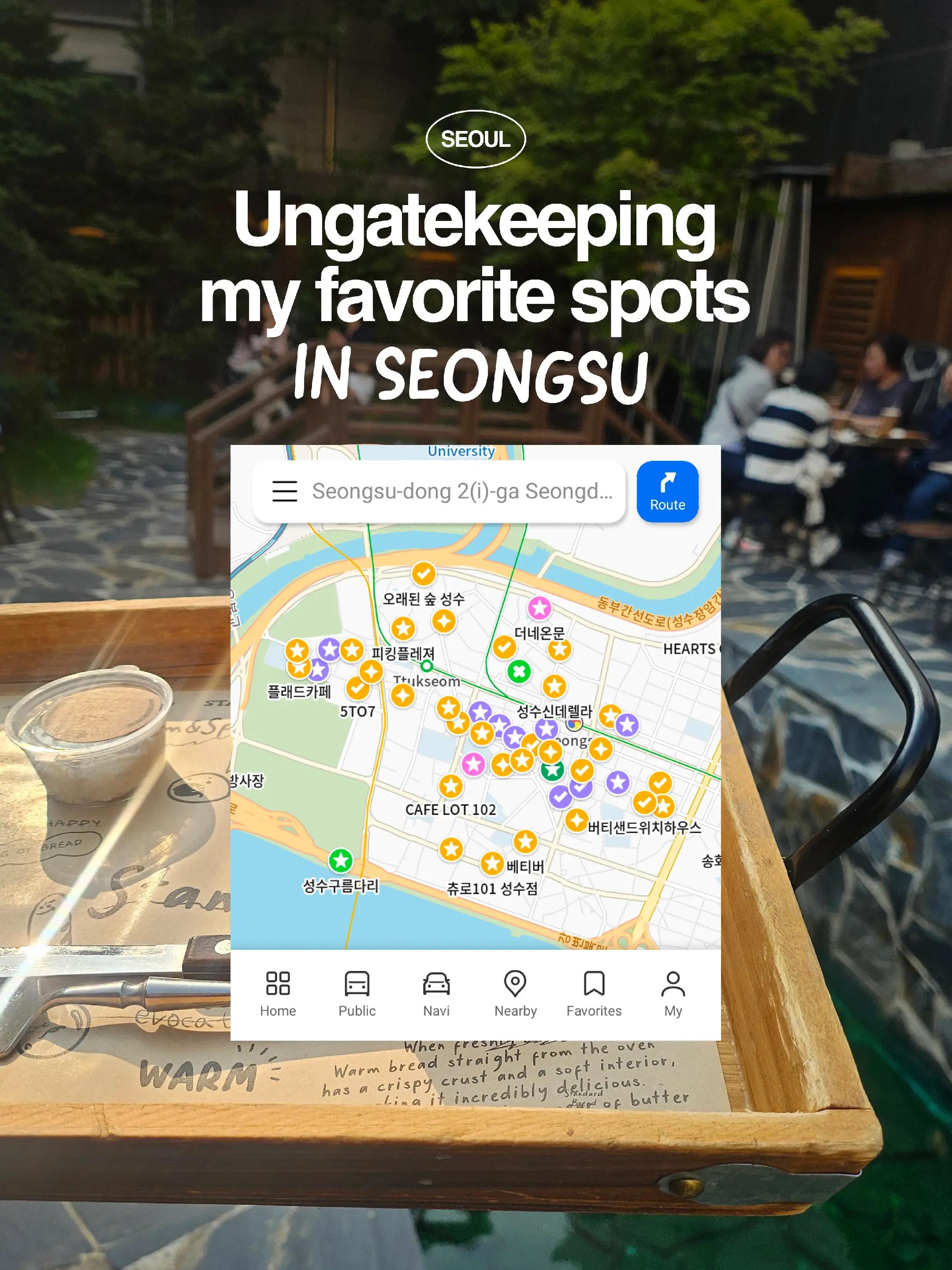 Seongsu's Top Cafes, Food, and Shops