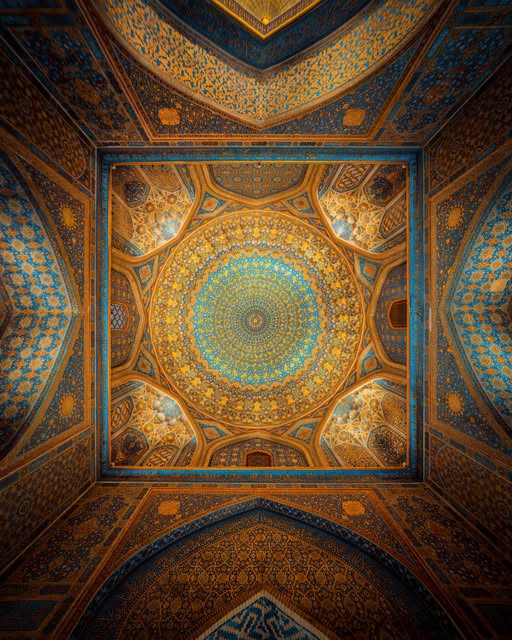 Uzbekistan's Limitless Domes of Starbursts and Motifs