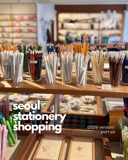 Seoul Stationery Shopping For Quality Pens and Notebooks