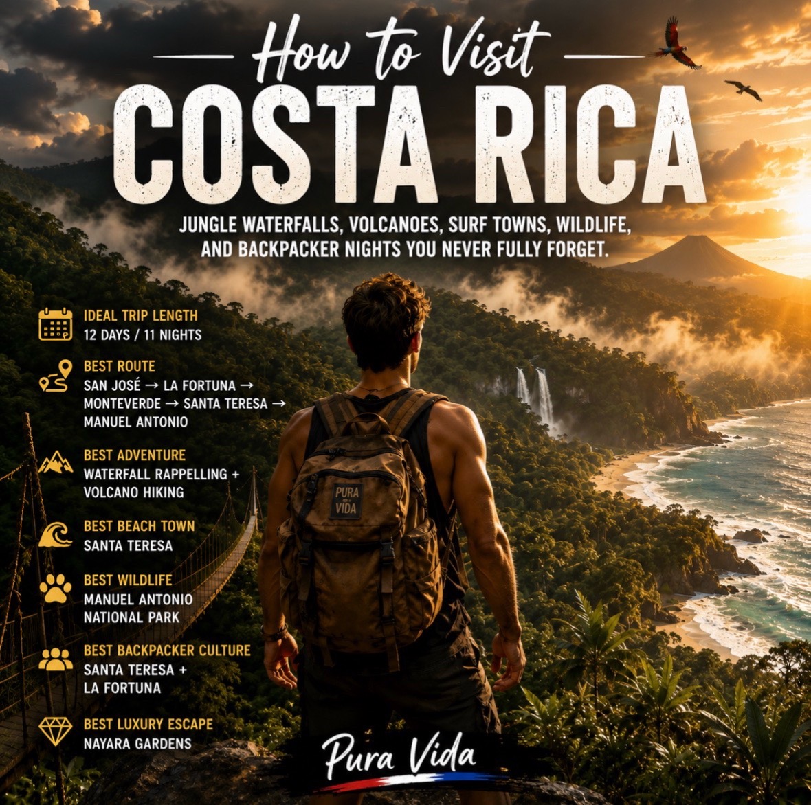 Costa Rica Adventure: San José to Manuel Antonio