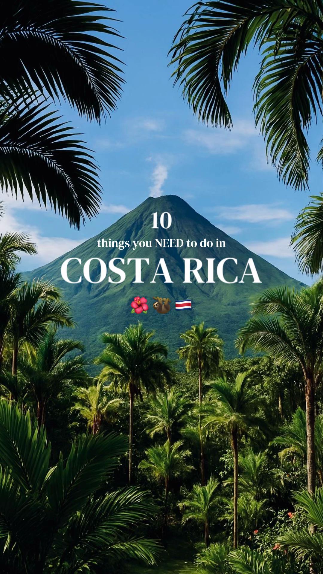 Costa Rican Rainforests and Volcanoes