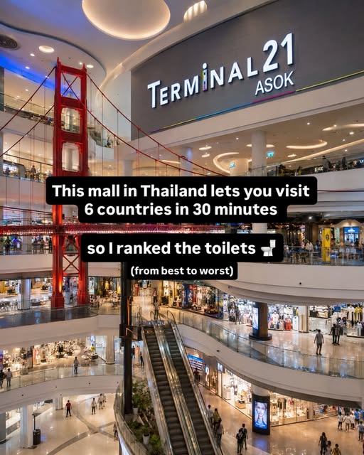 Airport-Themed Malls With Global City Floors