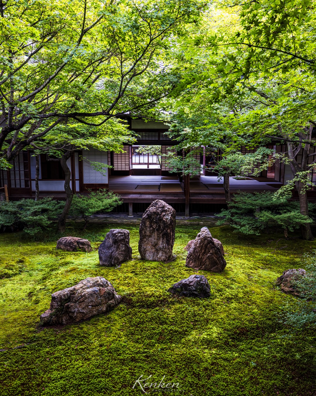 Kennin-ji Temple's Beautiful Choontei Garden