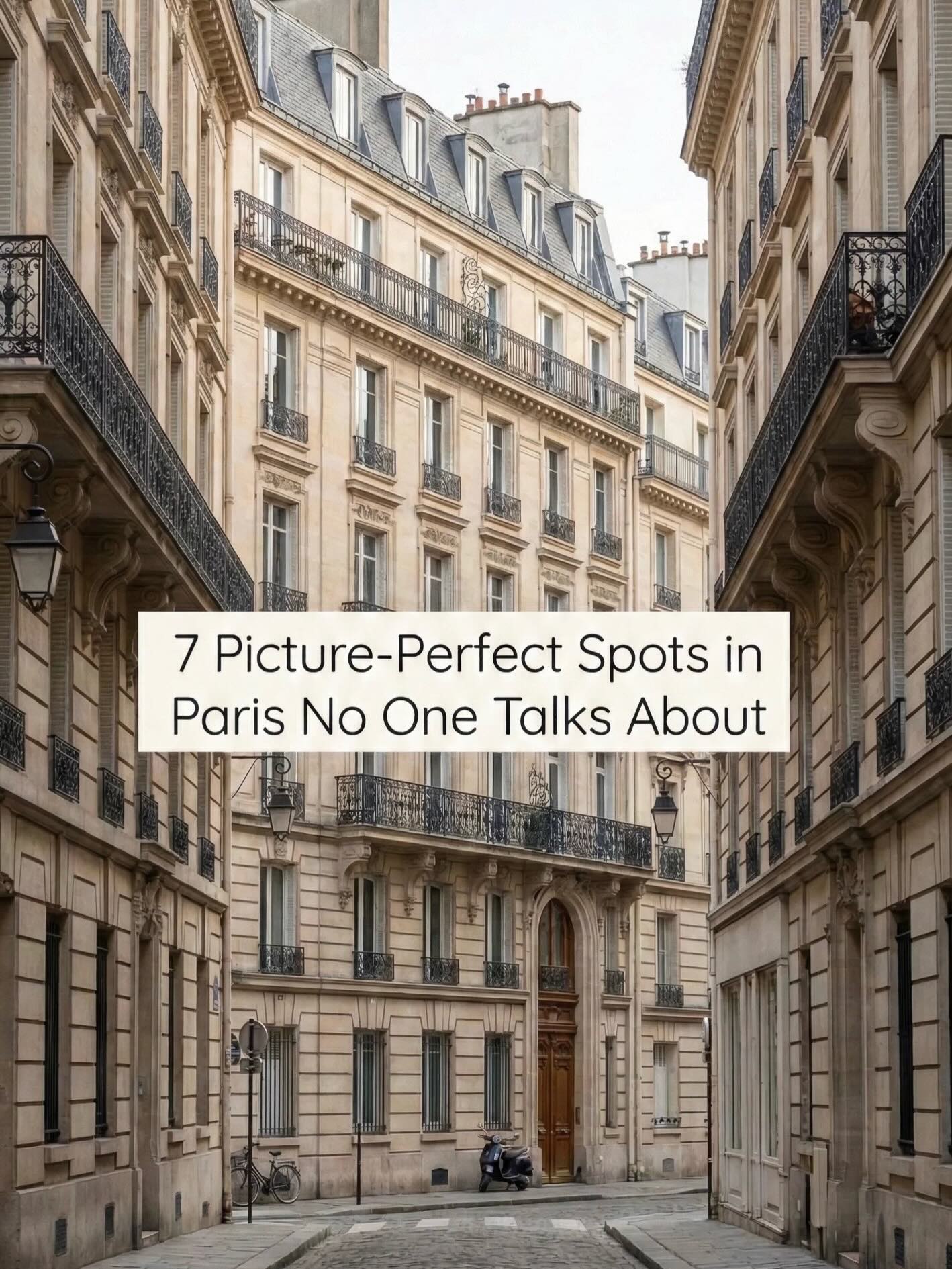 Paris's Secret Spots for Quiet Exploration