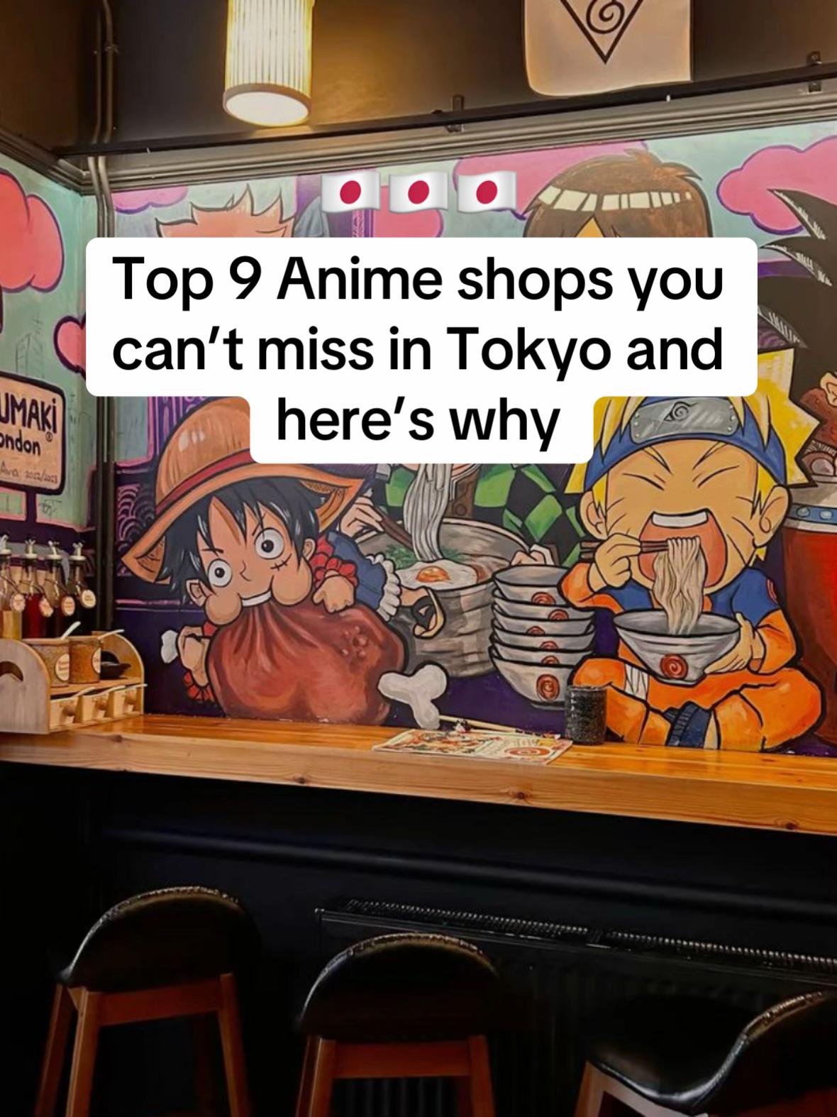 Tokyo's Top Shopping Destinations for Anime and Pop Culture